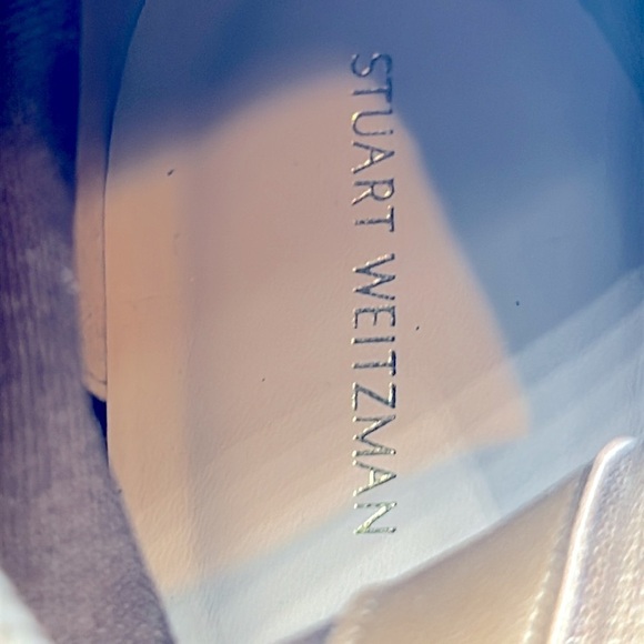 2072- Stuart Weitzman Over-the-Knee Boots Sand Color Size 8 B NWT - Picture 9 of 12